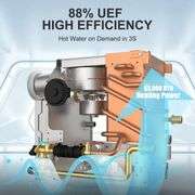 Camplux Pro 10 2.64 GPM RV Propane Water Heater