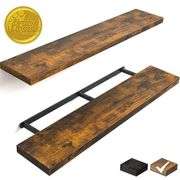 BAYKA 48in Floating Shelves, Set of 2