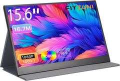 15.6" Portable Monitor, 1080P USB-C HDMI