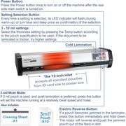 SINCHI 6-Roller Laminator, 3-10 mil, 13-inch