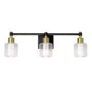 Artika Champagne Globe 26 in. 3 Light LED Vanity
