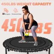BCAN Mini Trampoline, 40"/48" Fitness Rebounder