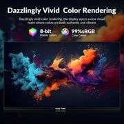 24 Frameless FHD Monitor 99% sRGB HDMI VGA