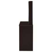 2-Piece Cappuccino & Black Vanity Set with Storage