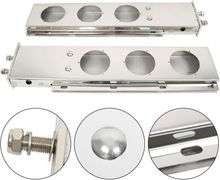 GXYWADY 30 Stainless Steel Chrome Mud Flap Hanger