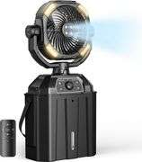 XAP 9-inch Portable Misting Fan, USB Battery