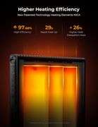 Reekie Space Heater, 1500W Infrared, Indoor Use