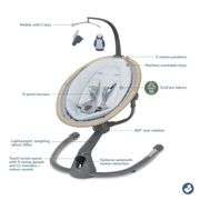 Maxi-Cosi Cassia Baby Swing: Portable, 360