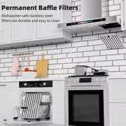 30in 900CFM Insert Range Hood Stainless Steel