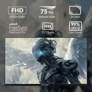 24 Frameless FHD Monitor 99% sRGB HDMI VGA
