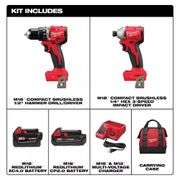 Milwaukee M18 Lithium-ion Brushless Cordless Kit