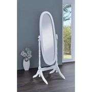 Foyet Oval Cheval Mirror White