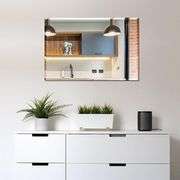 Ruomeng Frameless Mirror 16 x 24" Beveled Edge