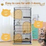 30" L x 20" W x 53" H Cat Cage Enclosure.