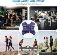 ZELUS Weighted Vest, 6lb-30lb, Reflective Stripe