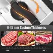 OSTBA Meat Slicer, Dual 7.5' Blades