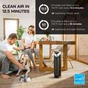 4-in-1 HEPA Air Purifier, UV Sanitizer, 22 in.
