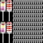 Lenwen 400 Pcs Push Pop Containers Clear Plastic