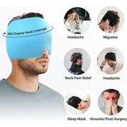 Migraine Relief Ice Head Wrap Cold Therapy Cap