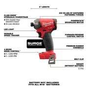 Milwaukee M18 FUEL SURGE 1/4 in. Hex Impact Driver