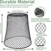 10 Pcs Wire Cloche Plant Covers 9.13 9.13 in