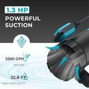 1.3HP Sump Pump 5280GPH Submersible Water Pump