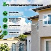 Gutter Cleaning Tools, 10 Pack 9 FT Extension Wand
