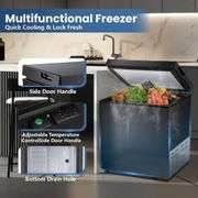 20 in. W 1.8 cu. ft. Chest Freezer, Black