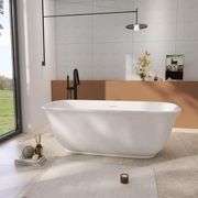 59" Acrylic Freestanding Soaking Bathtub