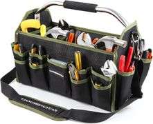 16 In Electrician Tool Bag, Heavy Duty, 30 Pockets