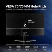 24 Frameless FHD Monitor 99% sRGB HDMI VGA