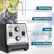 OMMO Blender 1800PW, 68oz for Shakes/Smoothies