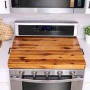 Stove Top Covers- Acacia Wood, 30x22x2.49