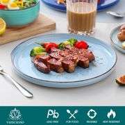 vancasso Bonita Blue Dinnerware Set, 12 Pcs