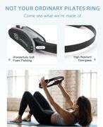 LIONSCOOL 14' Pilates Ring Set w/ Ball, Bands