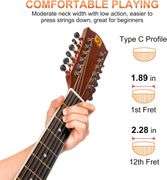 Vangoa 12 String Acoustic Electric Guitar