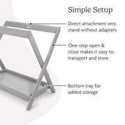 UPPAbaby Bassinet Stand, Grey