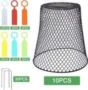 10 Pcs Wire Cloche Plant Covers 9.13 9.13 in
