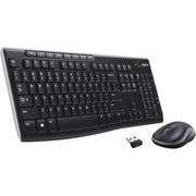 Logitech MK270 Wireless Keyboard & Mouse, Black
