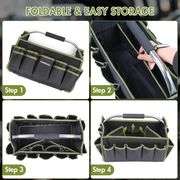 16 In Electrician Tool Bag, Heavy Duty, 30 Pockets