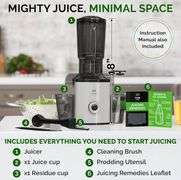 Cold Press Juicer, 200W, 4.25" Large Feed Chute