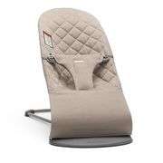 BabyBj rn Bouncer Bliss Quilt, Sand Gray
