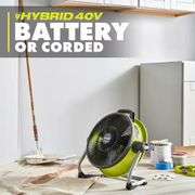 40V 14 in. Cordless Hybrid Air Cannon Fan