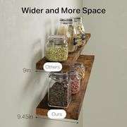 BAYKA 48in Floating Shelves, Set of 2