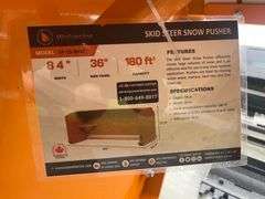 2025 Wolverine SP-15-84W 84" Skid Steer Snow Pusher