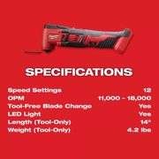 Milwaukee M18 Cordless Multi-Tool Kit