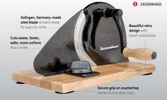 Zassenhaus Bread Slicer, Black, 11.75" x 8"