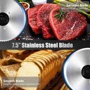 OSTBA Meat Slicer, Dual 7.5' Blades