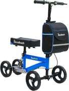 Economy Knee Scooter, Steerable & Foldable, Blue