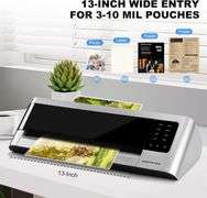 13" Laminator Machine for 3-10 Mil Pouches
